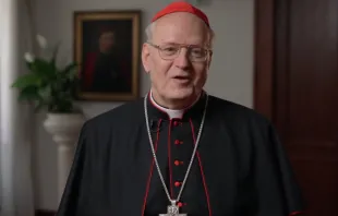 Cardinal Péter Erdő. Screenshot from 52nd International Eucharistic Congress YouTube channel.